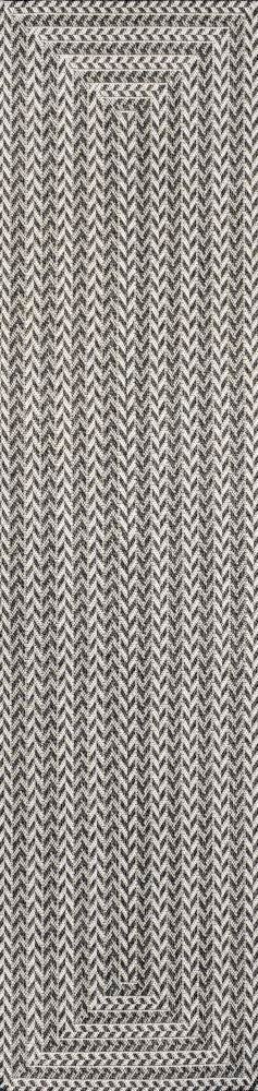 Ortega Modern Concentric Squares Indoor/outdoor Area Rug