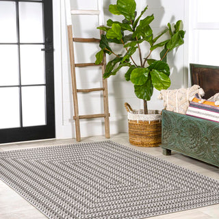 Ortega Modern Concentric Squares Indoor/outdoor Area Rug