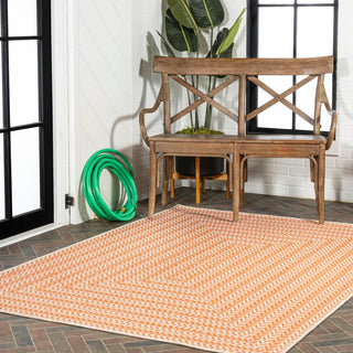 Ortega Modern Concentric Squares Indoor/outdoor Area Rug