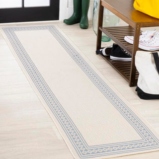 Kristine Classic Diamond Border Indoor/outdoor Area Rug