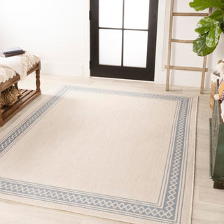 Kristine Classic Diamond Border Indoor/outdoor Area Rug