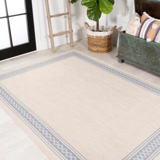 Kristine Classic Diamond Border Indoor/outdoor Area Rug