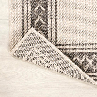 Kristine Classic Diamond Border Indoor/outdoor Area Rug