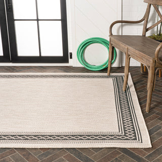 Kristine Classic Diamond Border Indoor/outdoor Area Rug