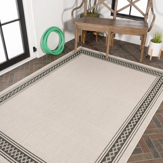 Kristine Classic Diamond Border Indoor/outdoor Area Rug