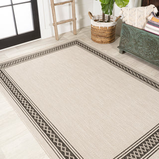 Kristine Classic Diamond Border Indoor/outdoor Area Rug