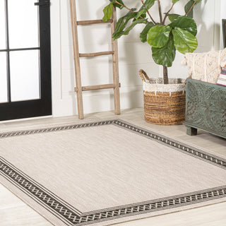 Kristine Classic Diamond Border Indoor/outdoor Area Rug