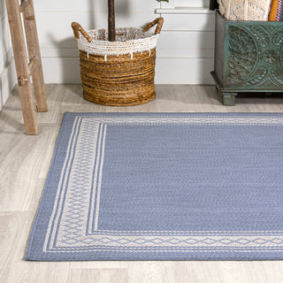 Kristine Classic Diamond Border Indoor/outdoor Area Rug