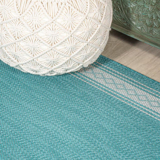 Kristine Classic Diamond Border Indoor/outdoor Area Rug