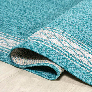 Kristine Classic Diamond Border Indoor/outdoor Area Rug