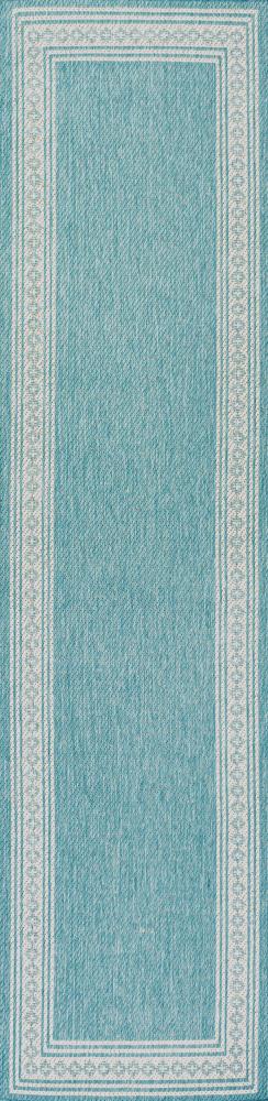 Kristine Classic Diamond Border Indoor/outdoor Area Rug