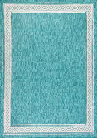 Kristine Classic Diamond Border Indoor/outdoor Area Rug