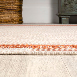 Kristine Classic Diamond Border Indoor/outdoor Area Rug