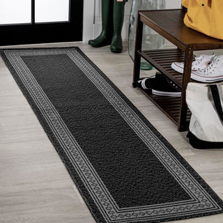 Kristine Classic Diamond Border Indoor/outdoor Area Rug