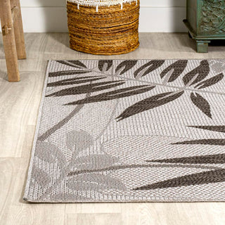 Angie Tropical Palm Leaf Indoor/outdoor Area Rug