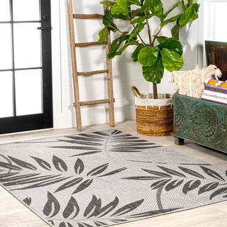 Angie Tropical Palm Leaf Indoor/outdoor Area Rug