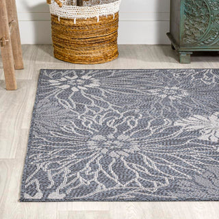 Cain Modern All-over Floral Indoor/outdoor Area Rug