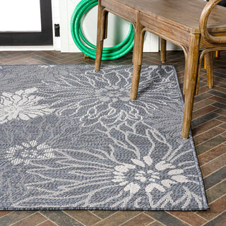 Cain Modern All-over Floral Indoor/outdoor Area Rug