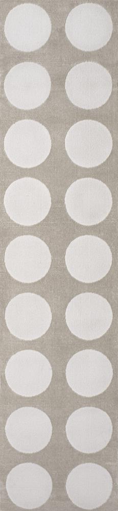 Loloi Modern Geometric Circle Dot High-Low Area Rug