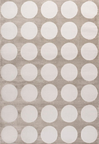 Loloi Modern Geometric Circle Dot High-Low Area Rug