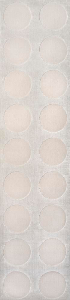 Loloi Modern Geometric Circle Dot High-Low Area Rug