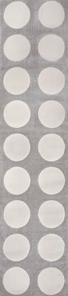 Loloi Modern Geometric Circle Dot High-Low Area Rug