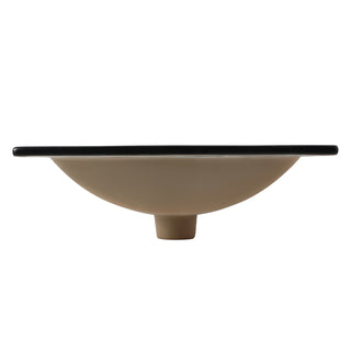 Ceramic Rectangular Ceramic Single Sink Basin Vanity Top