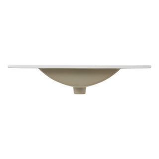 Ceramic Rectangular Ceramic Single Sink Basin Vanity Top