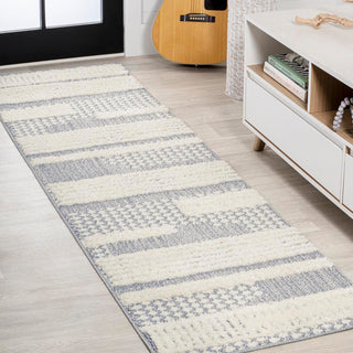 Keely Geometric High-low Area Rug