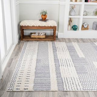 Keely Geometric High-low Area Rug