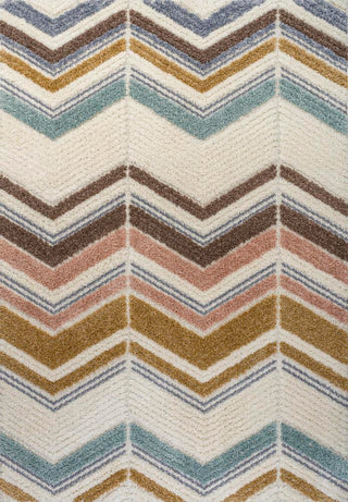 Rafter Chevron High-low Area Rug