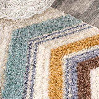 Rafter Chevron High-low Area Rug