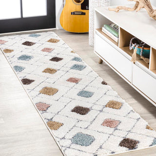 Ludwig Retro Trellis High-low Area Rug