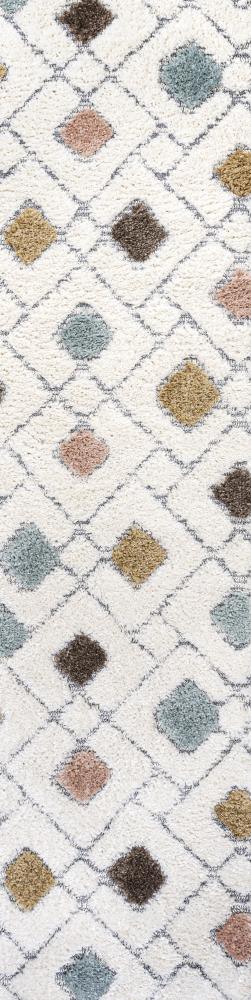 Ludwig Retro Trellis High-low Area Rug