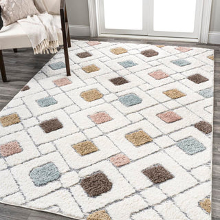 Ludwig Retro Trellis High-low Area Rug