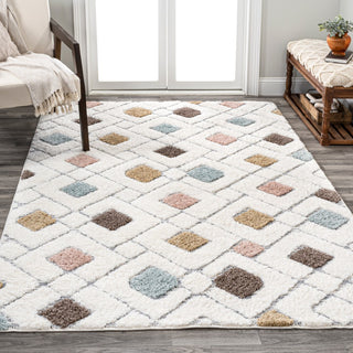 Ludwig Retro Trellis High-low Area Rug