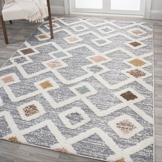 Shalon Trellis High-low Area Rug