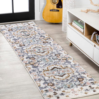 Rayna Persian Medallion High-low Area Rug