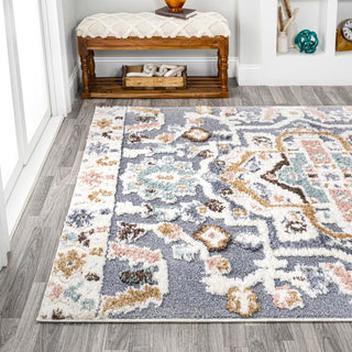 Rayna Persian Medallion High-low Area Rug