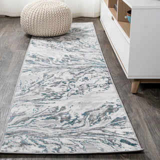 Batura Swirl Marbled Abstract Area Rug