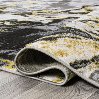 Batura Swirl Marbled Abstract Area Rug