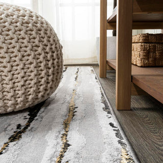 Chogolisa Batten Modern Stripe Area Rug