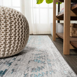 Annamupa Ancient Faded Trellis Area Rug