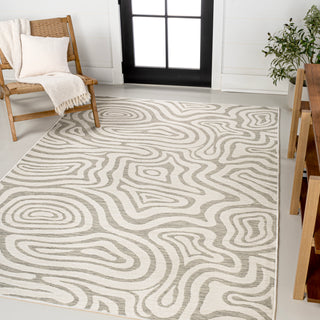 Echo Modern Bohemian Abstract Organic Reversible Machine-Washable Indoor/Outdoor Area Rug