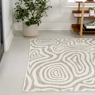 Echo Modern Bohemian Abstract Organic Reversible Machine-Washable Indoor/Outdoor Area Rug