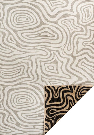 Echo Modern Bohemian Abstract Organic Reversible Machine-Washable Indoor/Outdoor Area Rug