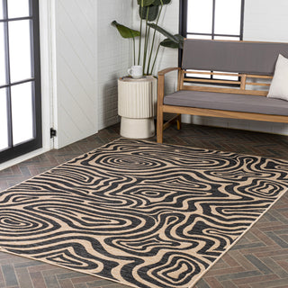 Echo Modern Bohemian Abstract Organic Reversible Machine-Washable Indoor/Outdoor Area Rug