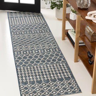 Lizzy Modern Geometric Moroccan Reversible Machine-Washable Indoor/Outdoor Area Rug