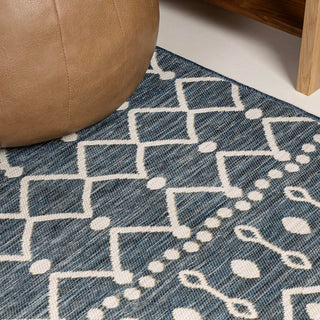 Lizzy Modern Geometric Moroccan Reversible Machine-Washable Indoor/Outdoor Area Rug