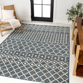 Lizzy Modern Geometric Moroccan Reversible Machine-Washable Indoor/Outdoor Area Rug